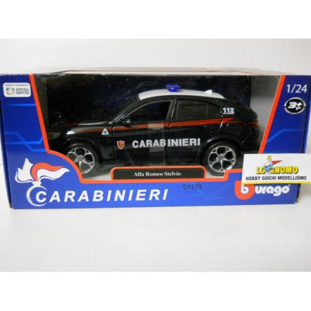 BBurago Burago Alfa Romeo Stelvio Quadrifoglio CARABINIERI 1/43 18-30310AS