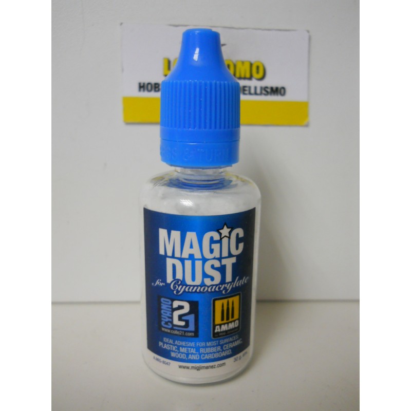 Colle21 art. 8047 Magic dust - polvere per colla cianoacrilica