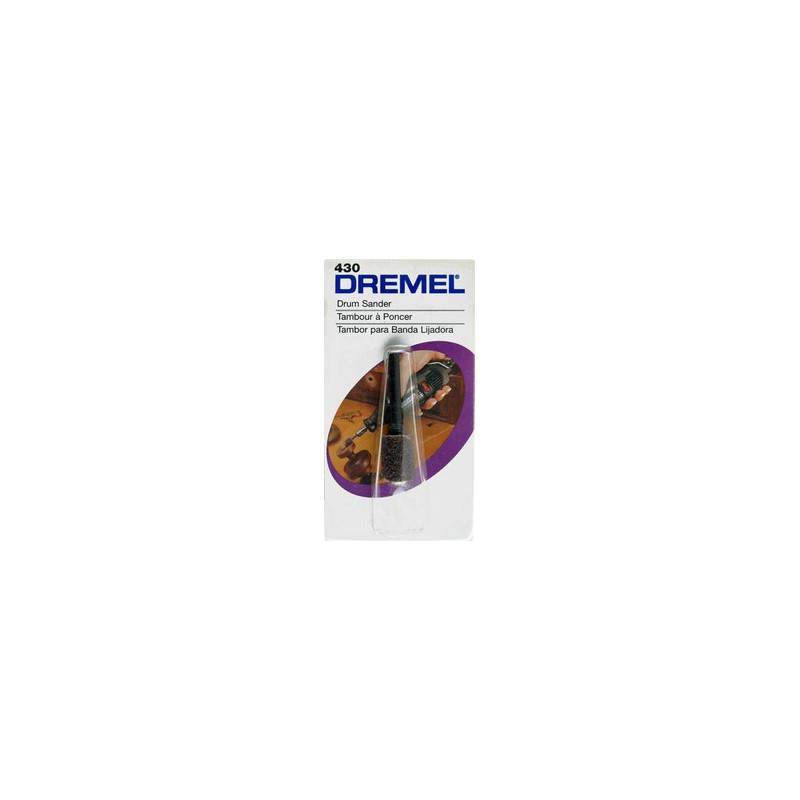 Dremel Art. 430 Cilindro e mandrino abrasivo 6,4 mm. grana 60